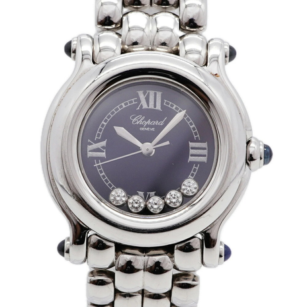 Chopard Happy Sport 5P Diamond 27 8250-23 Black Dial Women's Watch